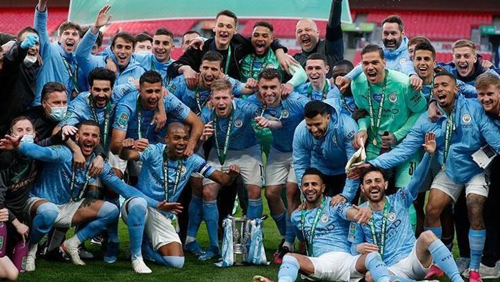 İngiltere Lig Kupası'nda şampiyon Manchester City! Üst üste 4. zafer!