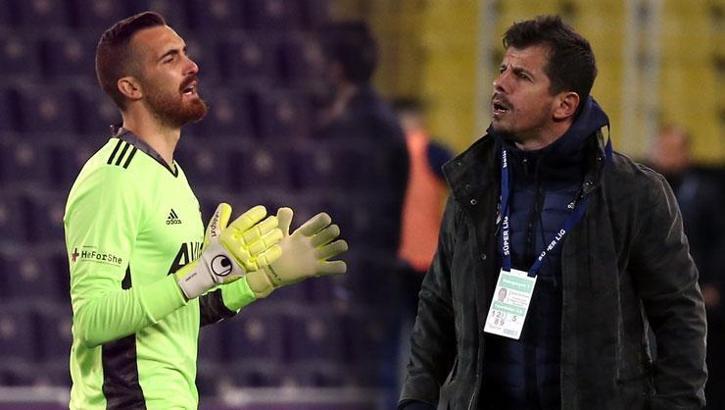 Fenerbahçe'de Harun Tekin'in yediği hatalı gol sonrasında Emre Belözoğlu'yla arasındaki diyalog!