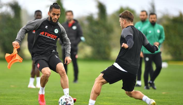 Konyaspor'da Galatasaray maçı hazırlıkları başladı