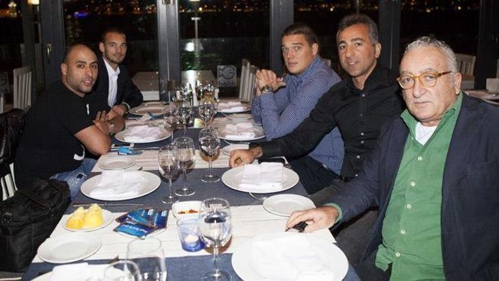 Wesley Sneijder'in balık ziyafeti