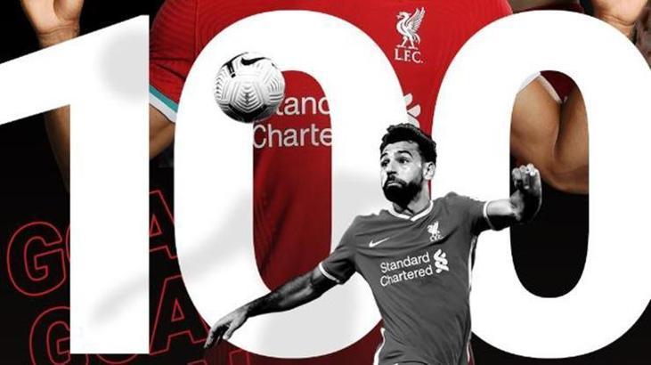 Salah Liverpool'da 100. golünü attı