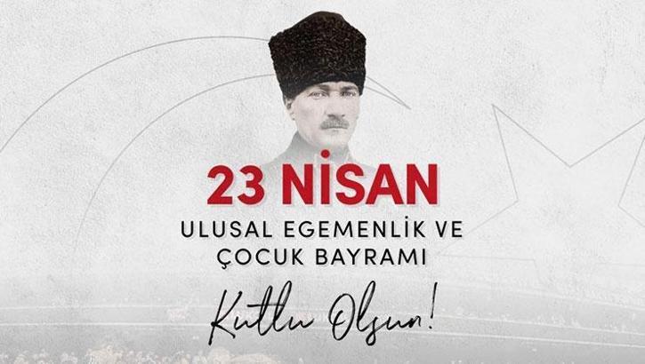 Spor camiasından 23 Nisan Ulusal Egemenlik ve Çocuk Bayramı mesajları
