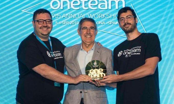 One Team Altın Ödülü Anadolu Efes'in