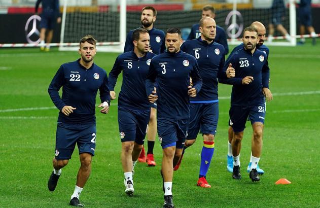 Andorra, Türkiye maçı hazırlıklarını tamamladı