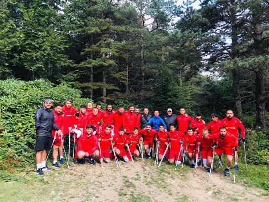 Ampute Milli Futbol Takımı'nın Düzce kampı sürüyor