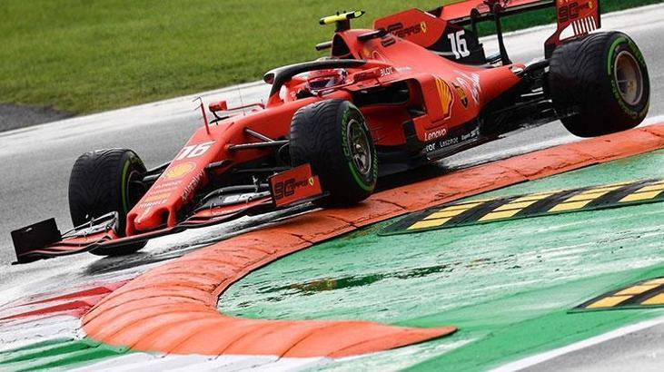 İtalya GP 1. antrenman: Islak seansın lideri Leclerc!