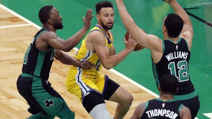 Boston, Curry'nin performansına rağmen Golden State'i mağlup etti