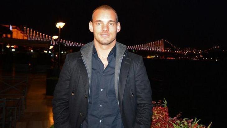 Wesley Sneijder'in aklı Beşiktaş derbisinde