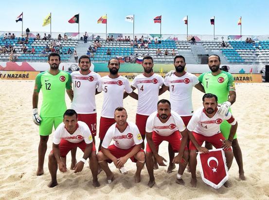Plaj Futbolu Milli Takımı, Portekiz'e 9-5 yenildi