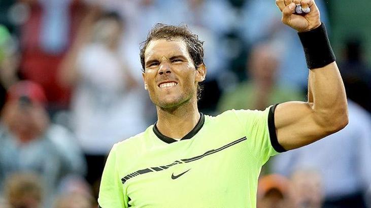 Nadal bininci maçına çıkacak