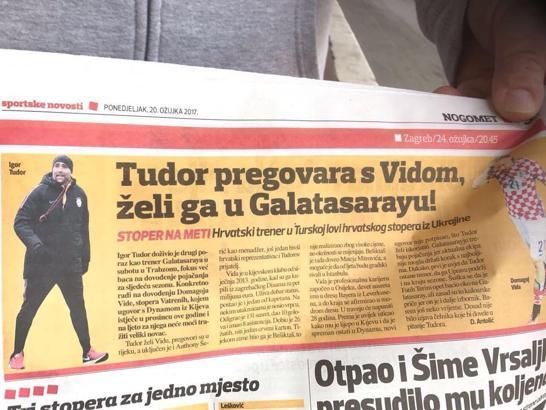 Igor Tudor'dan yönetime: Vida'yı alın!