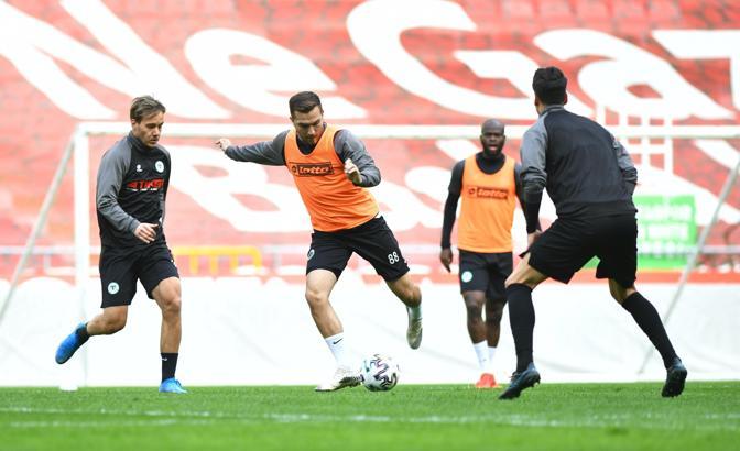 Konyaspor'da Kayserispor maçı hazırlıkları devam ediyor