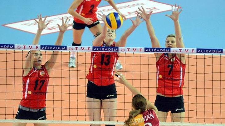 Filede devre lideri Vakıfbank ile Arkas