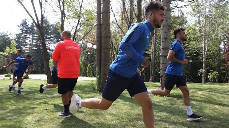 Osmanlıspor çift antrenman yaptı