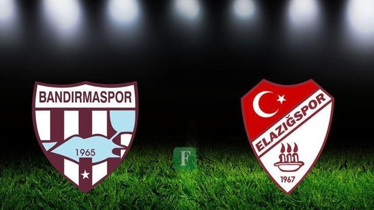 Bandırmaspor - Elazığspor maç sonucu: 1-2