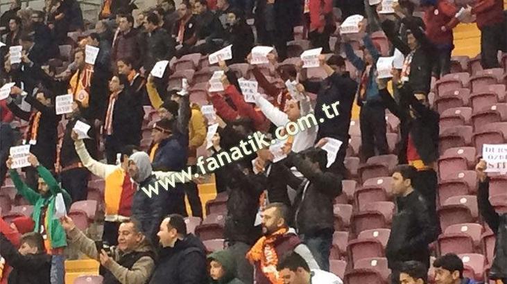 Türk Telekom Arena'da protesto!