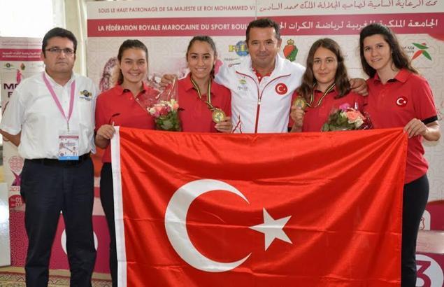 Necla Şahin-İnci Ece Öztürk Bocce'de dünya şampiyonu oldu