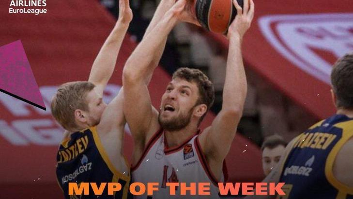 THY Avrupa Ligi'nde haftanın MVP'si Sasha Vezenkov