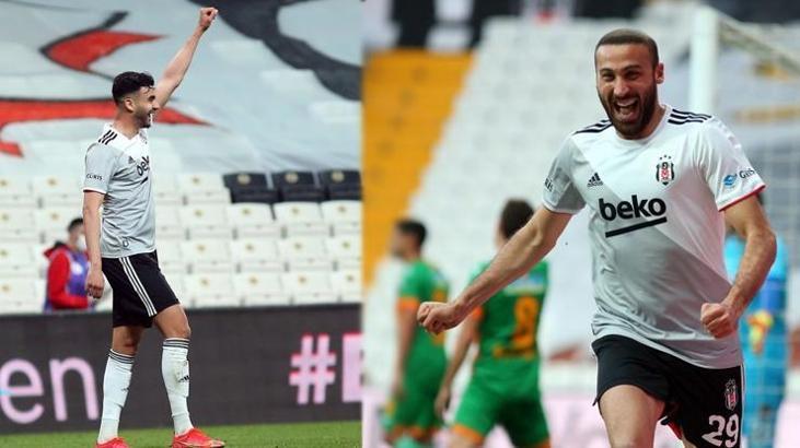 Cenk Tosun ve Ghezzal Beşiktaş'a muhteşem döndü!