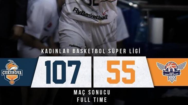 Çukurova Basketbol: 107 - Gündoğdu Adana Basketbol : 55