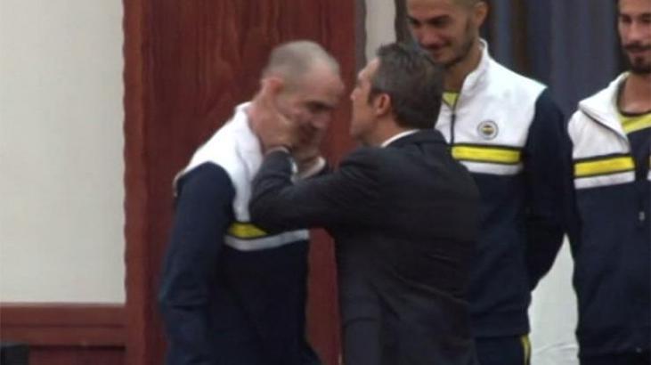 Ali Koç, Guliyev'i alnından öptü