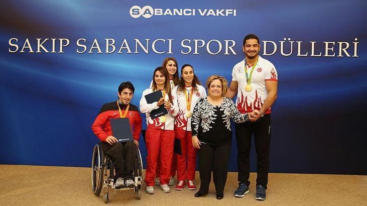 Sabancı Vakfı şampiyon sporcuları ödüllendirdi