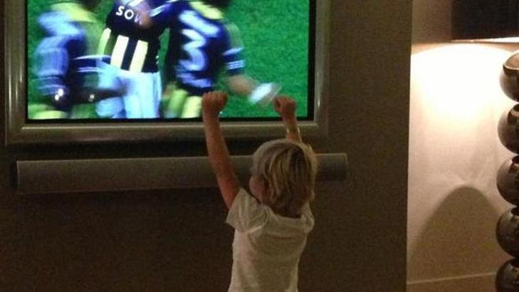 Kuyt'un evinde gol sevinci