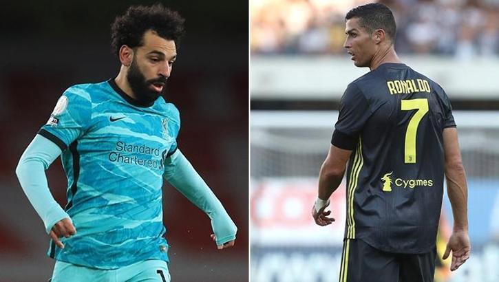 Salah, Cristiano Ronaldo'ya fark attı