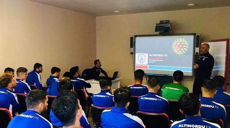 Altınordu'dan Corona virüsü eğitimi