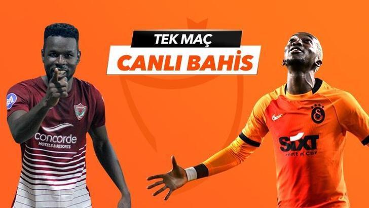 Hatayspor - Galatasaray maçı iddaa oranları! Heyecan misli.com'da