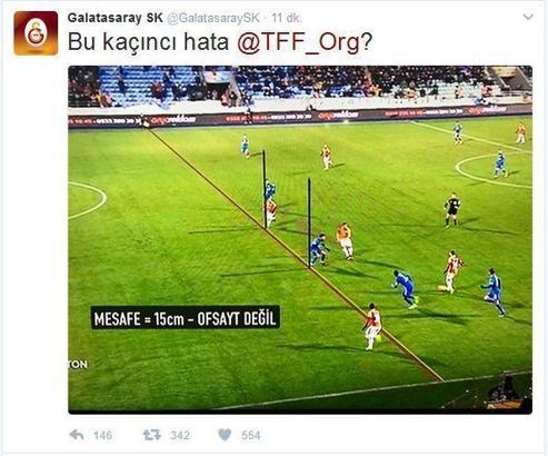 Galatasaray'dan TFF'ye sert gönderme!