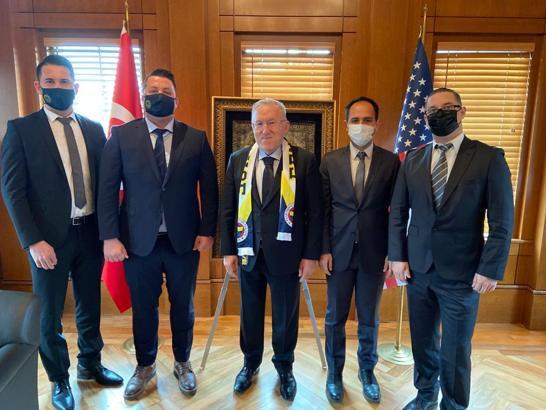 Washington Fenerbahçeliler Derneği'nden Büyükelçi Mercan'a ziyaret