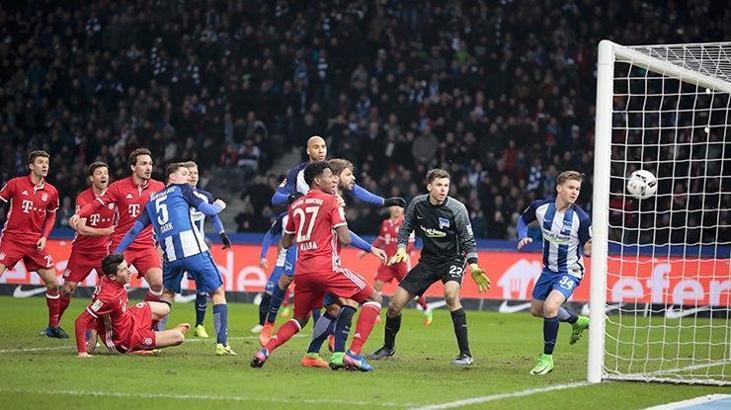 Hertha Berlin-Bayern Münih maç sonucu: 1-1