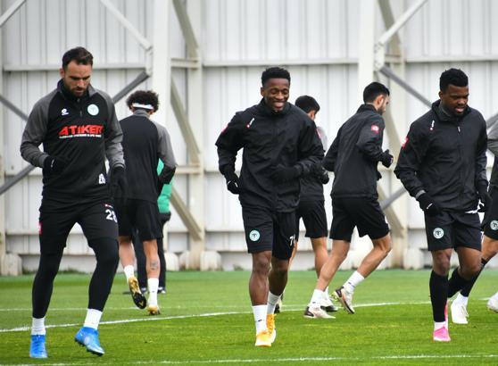 Konyaspor, Erzurumspor maçının hazırlıklarına devam etti