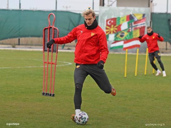Göztepe, Kayserispor maçının hazırlıklarına devam etti