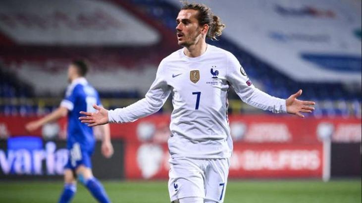 Griezmann attı, Fransa deplasmanda kazandı