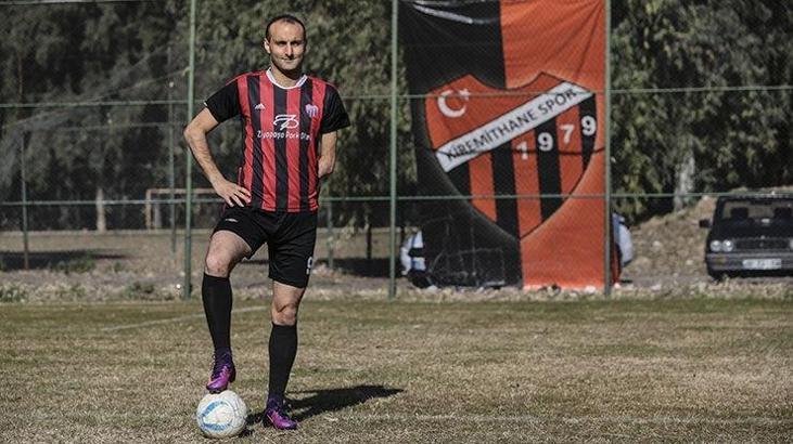 Amatör ligin tek kollu gol kralı Deniz Çetin
