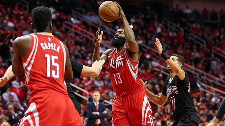 Rockets'ı Harden taşıdı