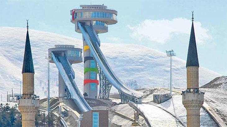 Erzurumlu gençler kış sporlarına teşvik ediliyor