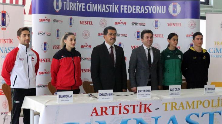 Artistik ve Trampolin Cimnastik Türkiye şampiyonaları başladı