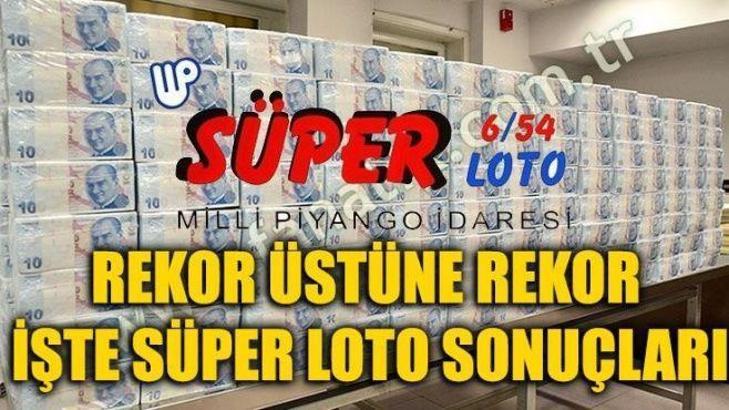 Rekor ikramiye sahibi buldu! İşte Süper loto sonuçları...
