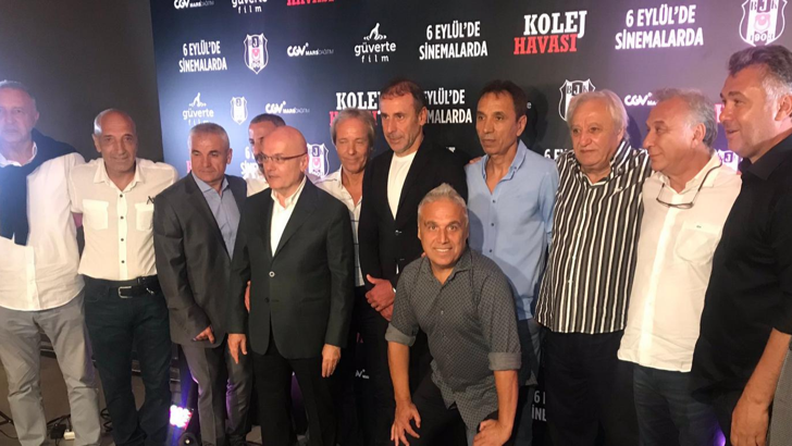 Beşiktaş'ı anlatan Kolej Havası filminin galası yapıldı