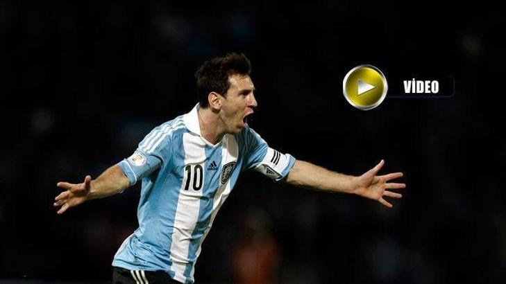 Messi'den harika frikik!