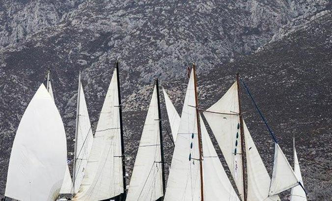 Leros'taki tekneler ve yelkenciler güvende