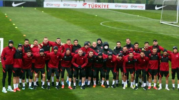A Milli Takım, kamptaki ilk çalışmasını gerçekleştirdi