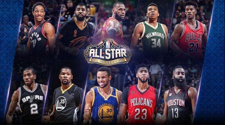 NBA All Star'da ilk 5'ler belli oldu