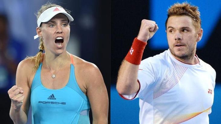 Angelique Kerber ve Stanislas Wawrinka 2. turda