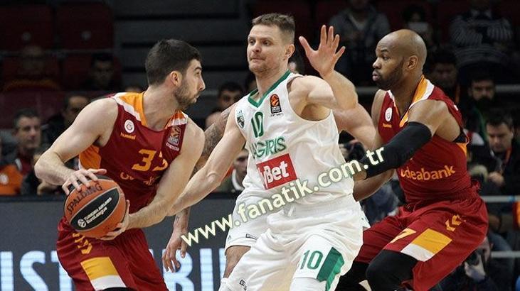 Galatasaray Odeabank- Zalgiris Kaunas maç sonucu: 87-79