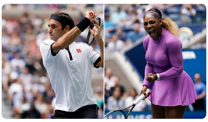 Federer ve Serena Williams , ABD Açık'ta çeyrek finalde