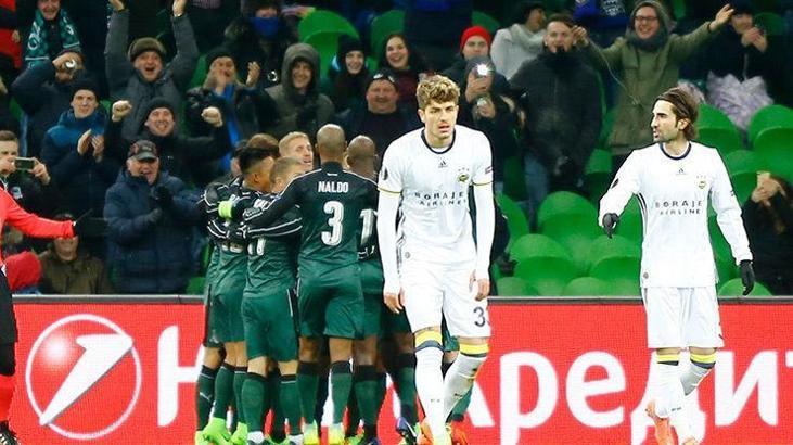 (ÖZET) Krasnodar - Fenerbahçe maç sonucu: 1-0